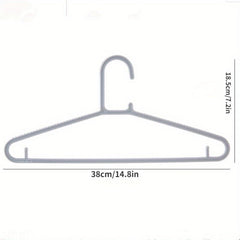 10pcs Plastic Clothes Hanger Non-marking Non-slip Japanese Design