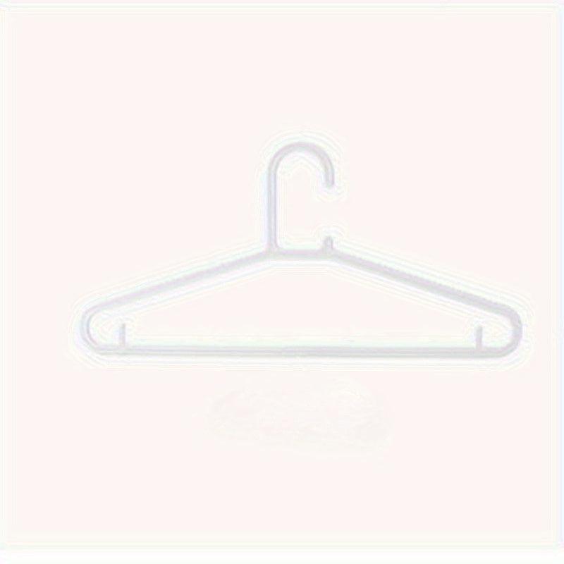 10pcs Plastic Clothes Hanger Non-marking Non-slip Japanese Design