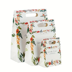 20pcs Maple Leaf Gift Bag Handbag Packaging Bag Shopping Bag for Commercial Use