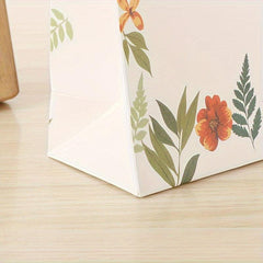 20pcs Maple Leaf Gift Bag Handbag Packaging Bag Shopping Bag for Commercial Use