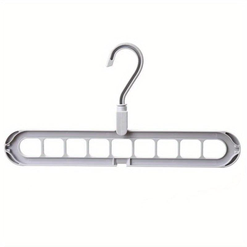 Folding Plastic Clothes Rack Organizer Adjustable Shelves