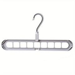 Folding Plastic Clothes Rack Organizer Adjustable Shelves