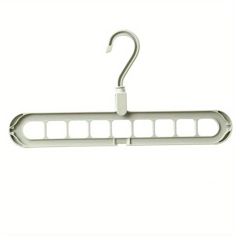 Folding Plastic Clothes Rack Organizer Adjustable Shelves