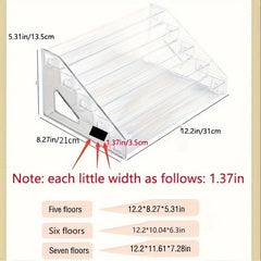 Desktop Cartoon Animation Hand Storage Rack Transparent Shelf