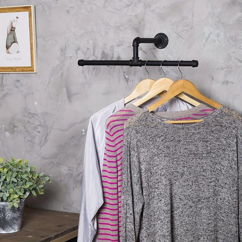 Heavy Duty Iron Garment Rack for Closet