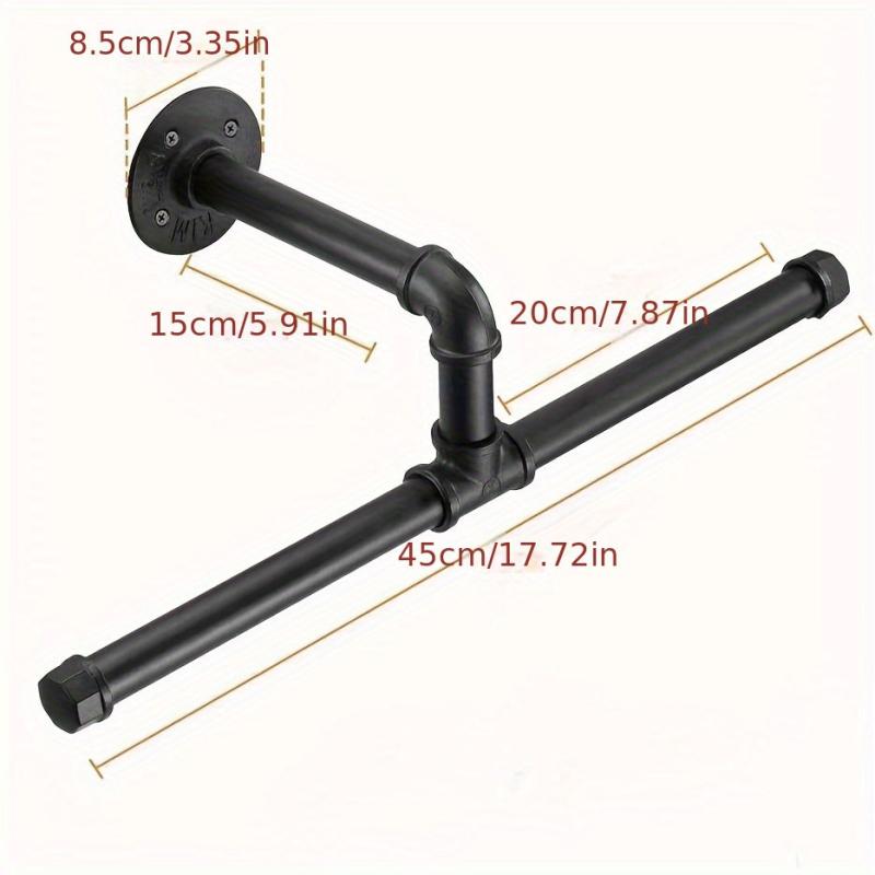 Heavy Duty Iron Garment Rack for Closet