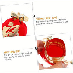 50pcs Year Lucky Word Bag Chinese Wedding Gift Bags