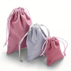 Cloth Bag Drawstring Jewelry Storage for Earrings Ring Necklace