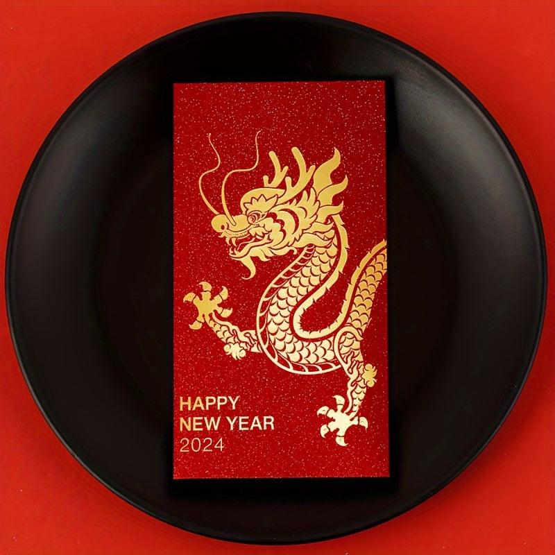 6pcs Yearly Lucky Money Envelopes - Retail Store Use