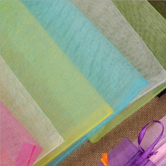 100pcs Organza Drawstring Storage Bags 6.99x8.99cm