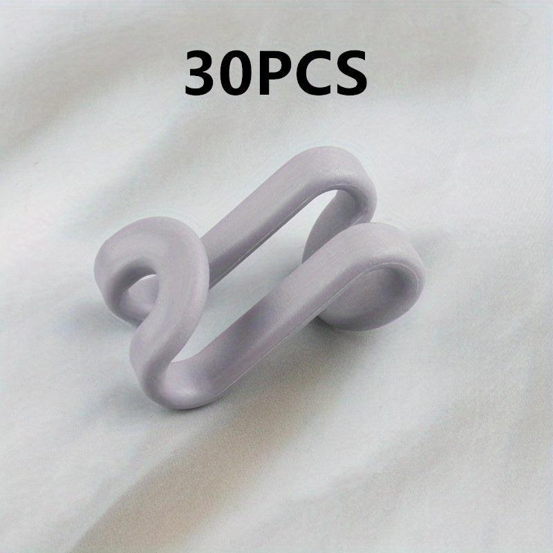 50pcs Heavy Duty Cascading Hanger Hooks Space Saver Closet Organizer