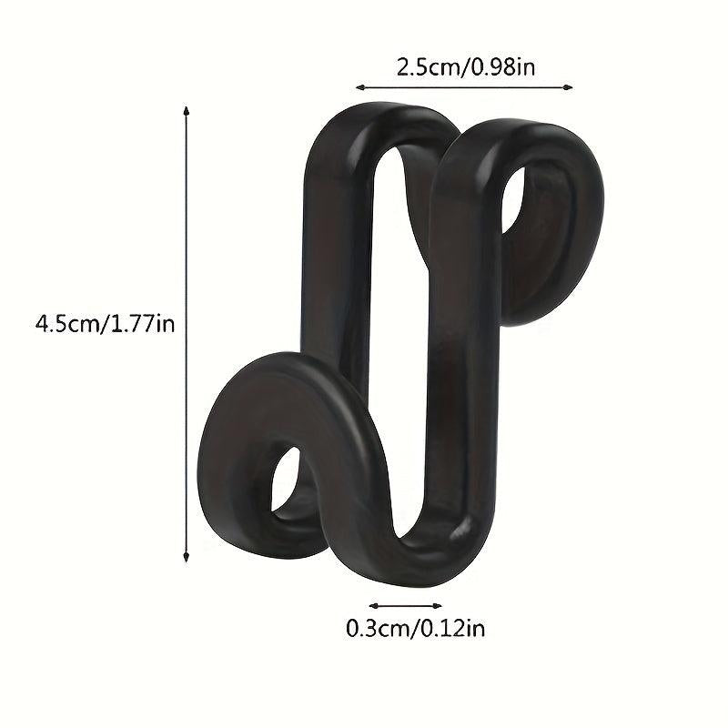 50pcs Heavy Duty Cascading Hanger Hooks Space Saver Closet Organizer