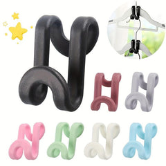 50pcs Heavy Duty Cascading Hanger Hooks Space Saver Closet Organizer