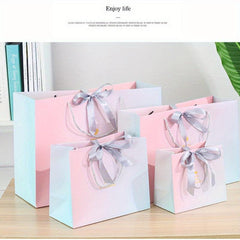 3pcs Pink Gradient Gift Bags for Wedding Party