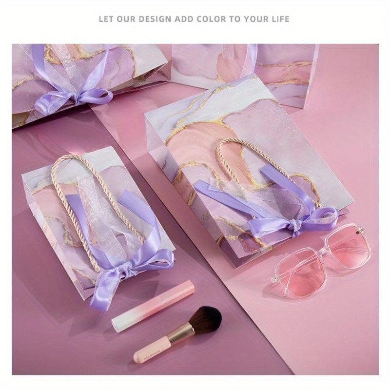 Bowknot Medium Size Gift Bags with Tissue Paper
