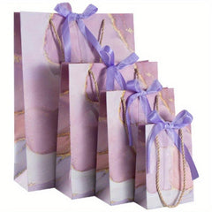 Bowknot Medium Size Gift Bags with Tissue Paper