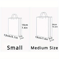 Bowknot Medium Size Gift Bags with Tissue Paper