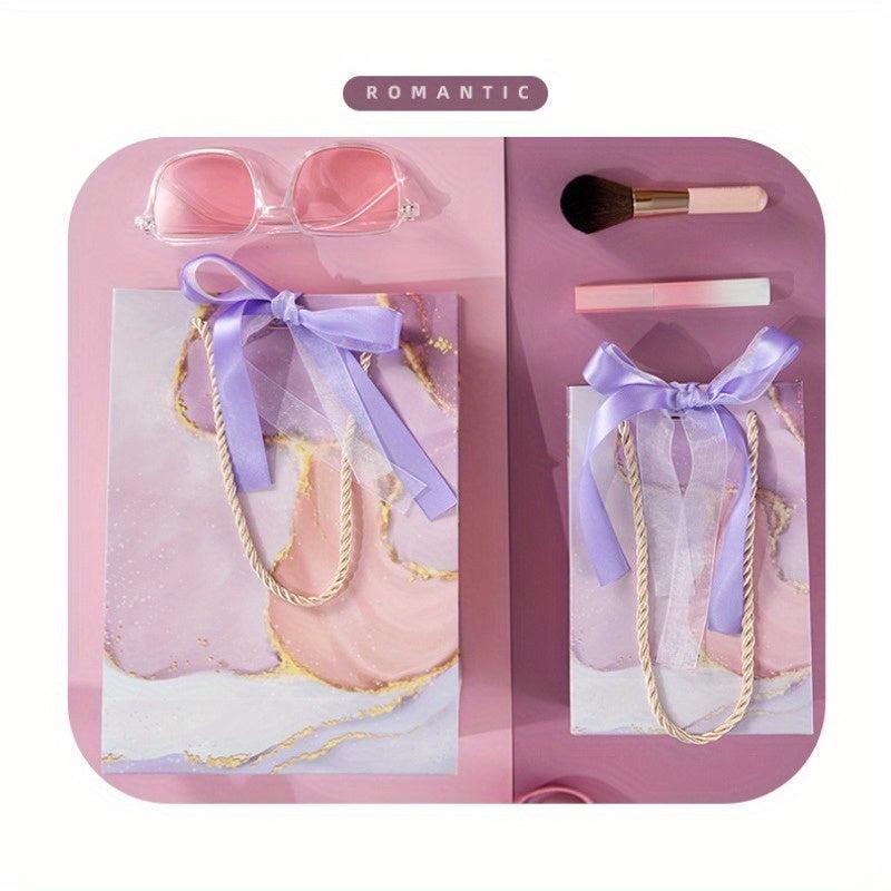Bowknot Medium Size Gift Bags with Tissue Paper