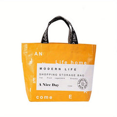 Travel Out Folding Shopping Bag Waterproof Anti dirty Portable Plastic Tote Bag