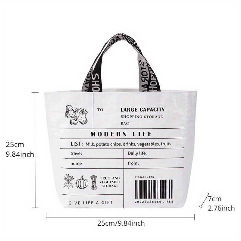 Travel Out Folding Shopping Bag Waterproof Anti dirty Portable Plastic Tote Bag