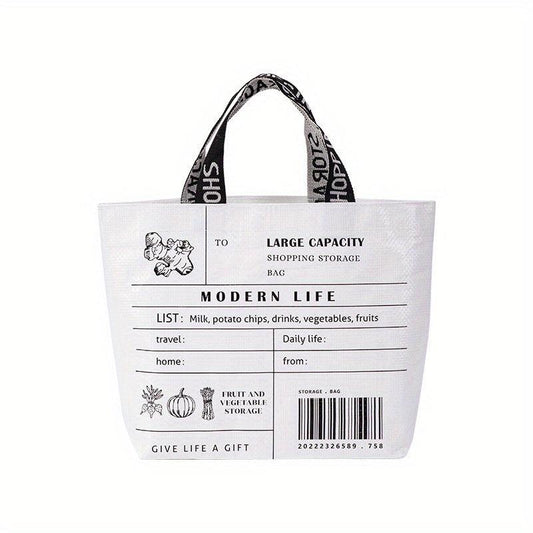 Travel Out Folding Shopping Bag Waterproof Anti dirty Portable Plastic Tote Bag