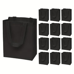 12pcs Reusable Eco Friendly Gift Bags for Shopping Events and Parties