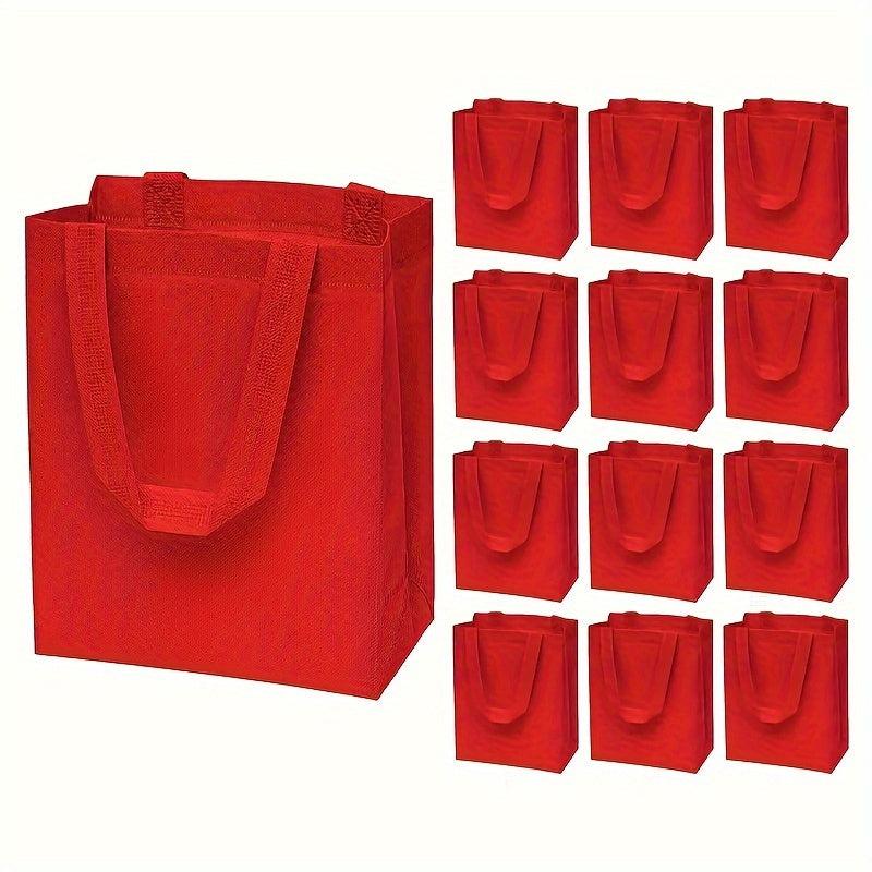 12pcs Reusable Eco Friendly Gift Bags for Shopping Events and Parties