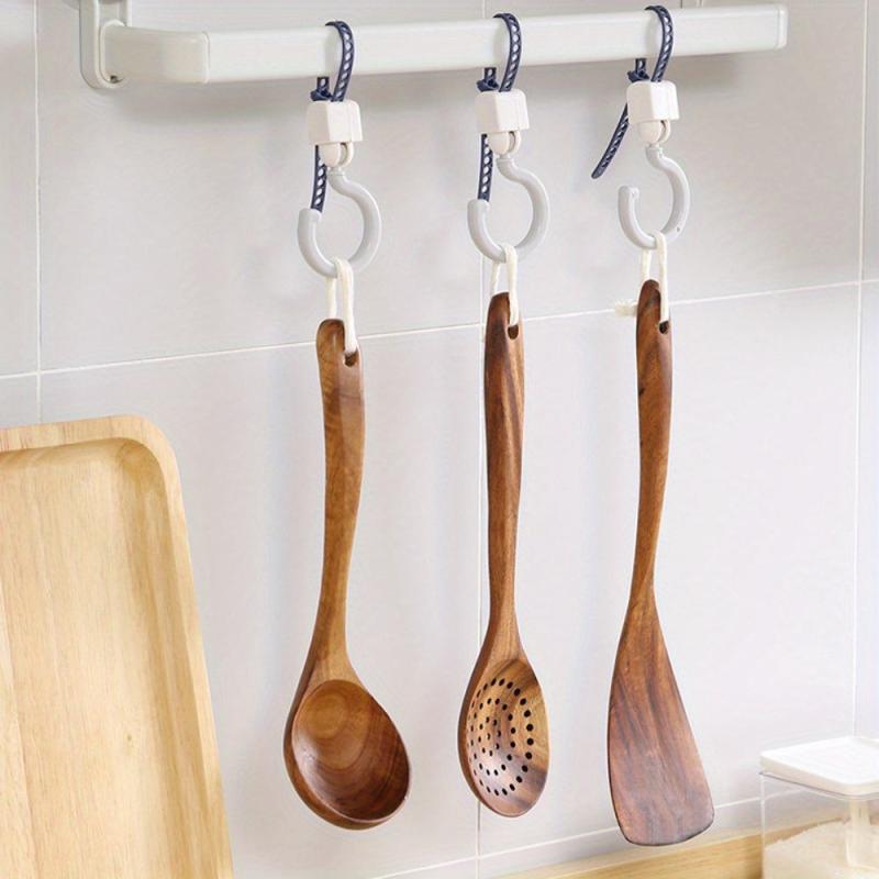 2pcs Movable Hooks Universal No Hole Wardrobe Hooks