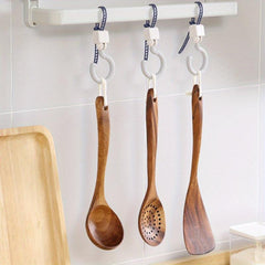 2pcs Movable Hooks Universal No Hole Wardrobe Hooks