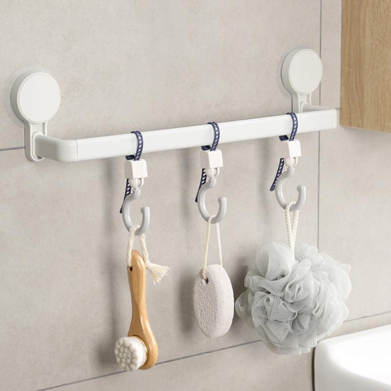 2pcs Movable Hooks Universal No Hole Wardrobe Hooks