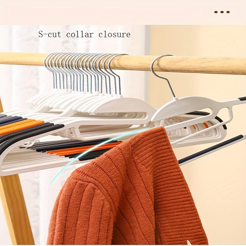 5pcs Plastic Anti-slip Clothes Hanger for Stores