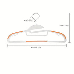 5pcs Plastic Anti-slip Clothes Hanger for Stores