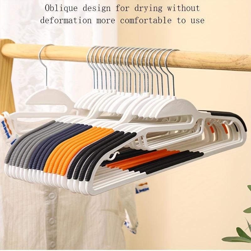 5pcs Plastic Anti-slip Clothes Hanger for Stores