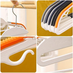 5pcs Plastic Anti-slip Clothes Hanger for Stores