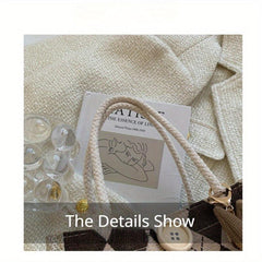 Linen Canvas Bag for Shopping