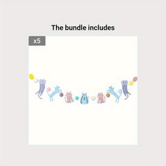 Holiday Pet Birthday Party Dog Birthday Pull Flags Decorate