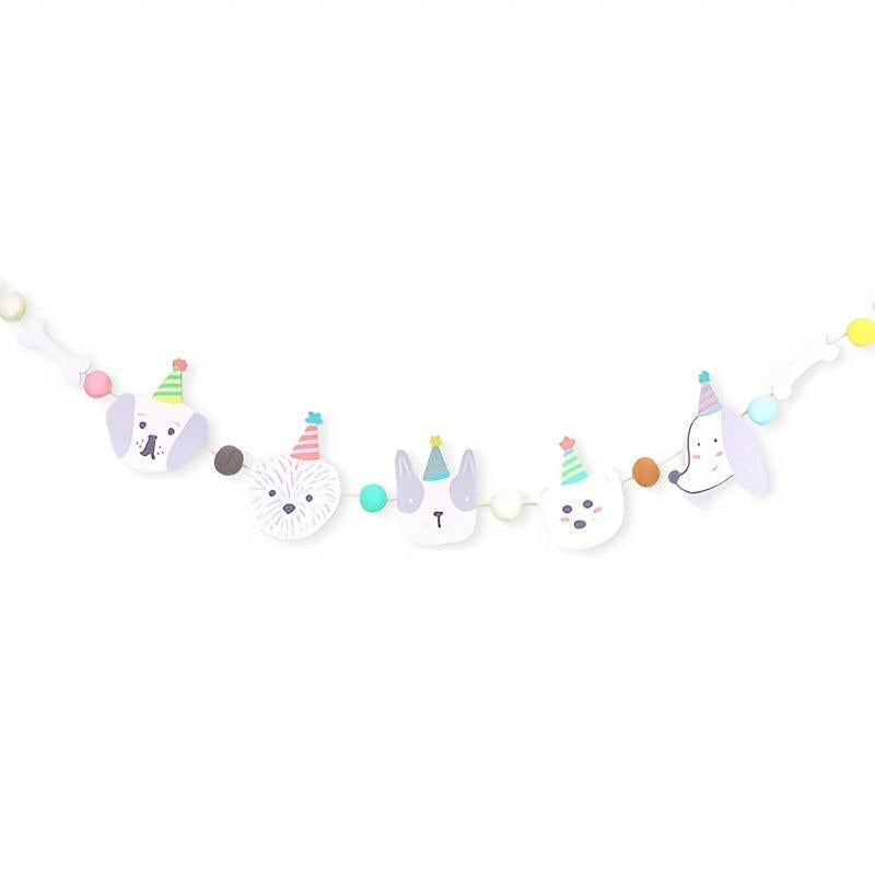 Holiday Pet Birthday Party Dog Birthday Pull Flags Decorate