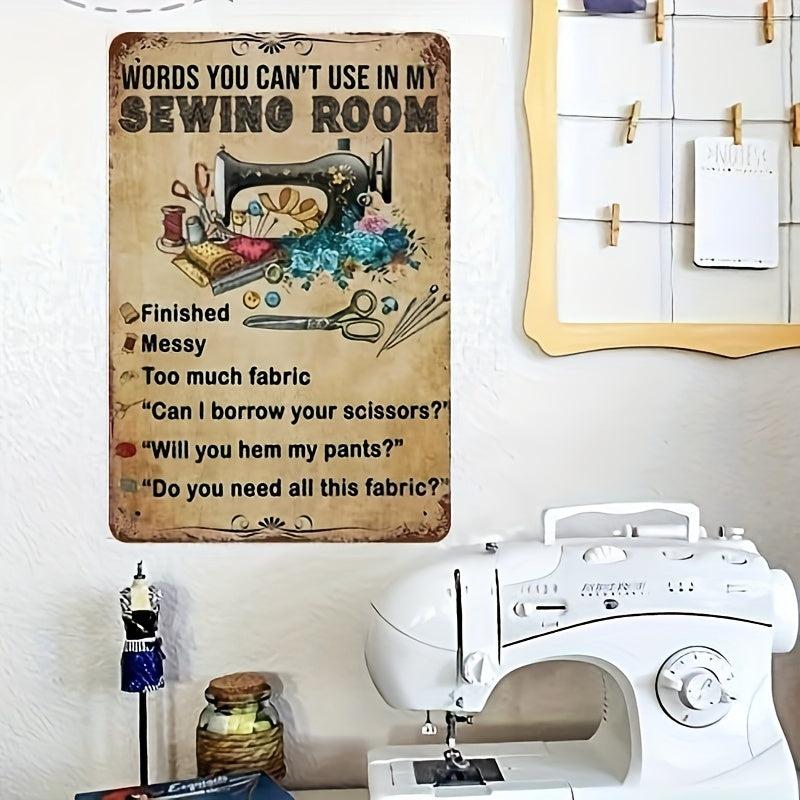 Vintage Metal Tin Sign for Home Coffee Bar 20x30 cm