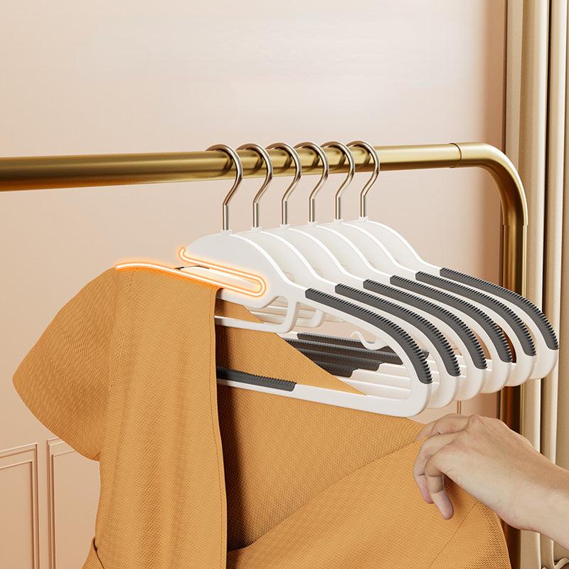 2pcs Non-slip Clothes Hanger with Double Position No Trace Clothes Rack
