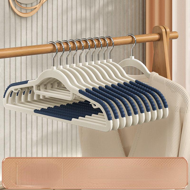 2pcs Non-slip Clothes Hanger with Double Position No Trace Clothes Rack