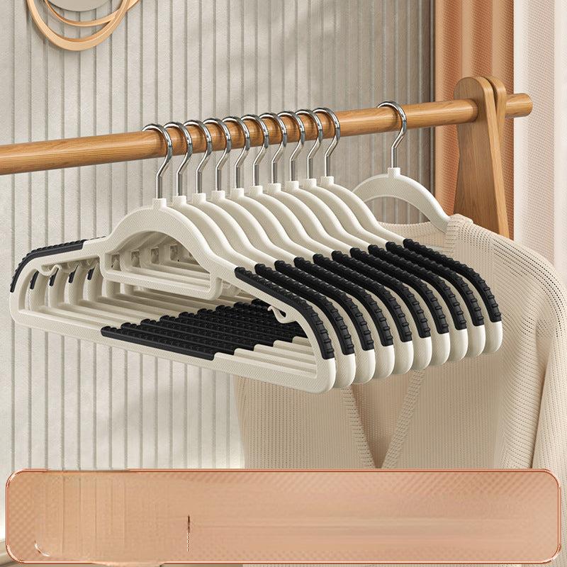2pcs Non-slip Clothes Hanger with Double Position No Trace Clothes Rack
