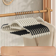 2pcs Non-slip Clothes Hanger with Double Position No Trace Clothes Rack