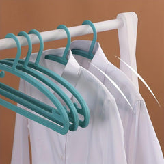 5pcs Multifunctional Clothes Hangers Wide Shoulder Wet And Dry Thick Plastic