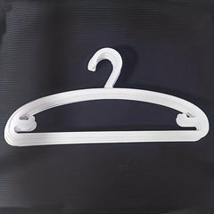 5pcs Multifunctional Clothes Hangers Wide Shoulder Wet And Dry Thick Plastic
