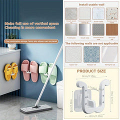 Wall Mounted Shoe Drying Rack Bathroom Bedroom Shoe Rack