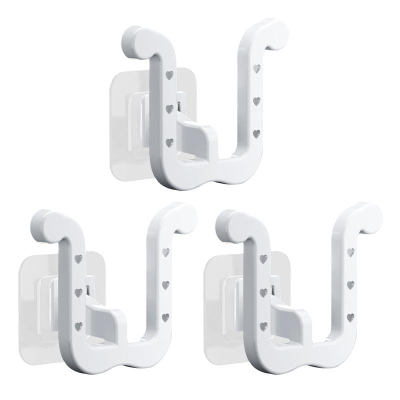 Wall Mounted Shoe Drying Rack Bathroom Bedroom Shoe Rack