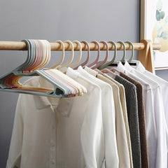 5pcs Adult Plastic Clothes Rack Drying Hanging Closet Storage Support