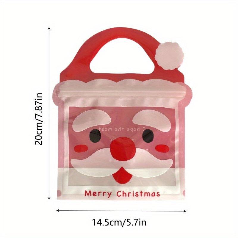 5pcs Christmas Gift Bags Candy Bags Perfect For Birthdays Parties