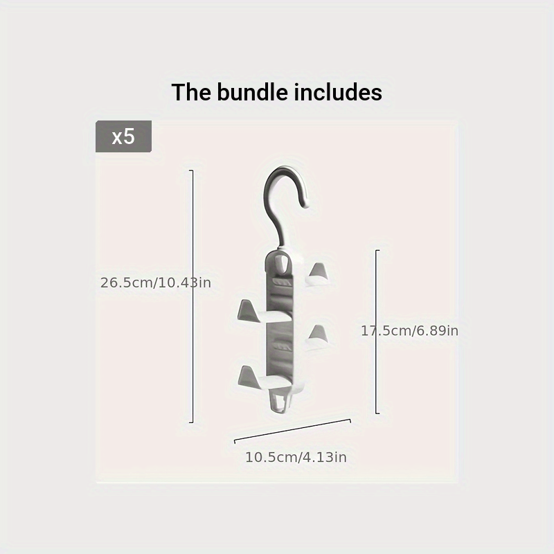 2pcs Hanger Clothes Scarf Bag Hat Storage Rack Closet Hanger