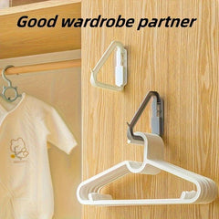 Telescopic Wall Hanging Clothes Storage Rack Shelf